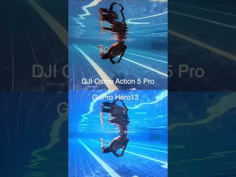 DJI Osmo Action 5 Pro vs GoPro Hero13 UNDERWATER