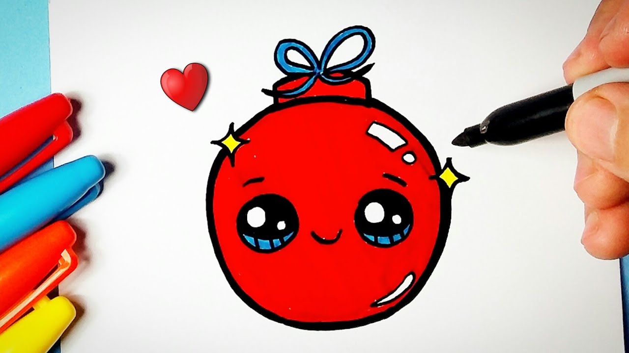 Watch Now Como desenhar Enfeite de Natal Bola Kawaii ❤ Desenhos Kawaii - Desenho para Desenhar Como desenhar Enfeite de Natal Bola Kawaii ❤ Desenhos Kawaii - Desenho para Desenhar