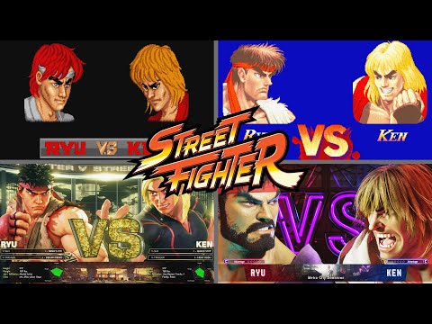 Over 35 Years of Ryu vs Ken
