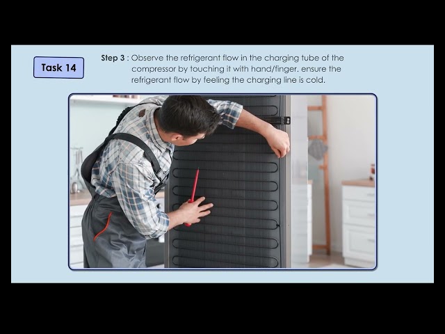 Leak test , evacuation gas charging in a Refrigerator - Part -2