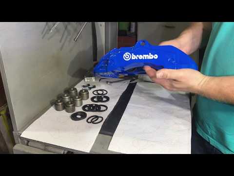 Repair of Brembo 17Z calipers ремонт спортивных суппортов