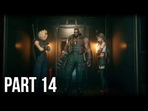 Final Fantasy VII Remake - 100% Walkthrough Part 14 [PS4 Pro] – Chapter 5: Dogged Pursuit