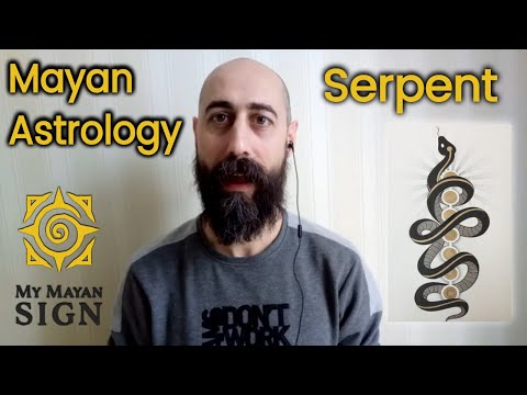 MAYAN TZOLKIN - Serpent Sign