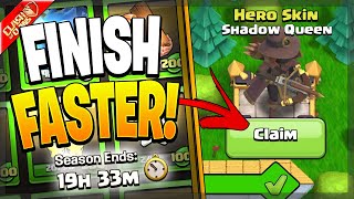 HOW TO COMPLETE THE GOLD PASS FASTER! (Clash of Clans)