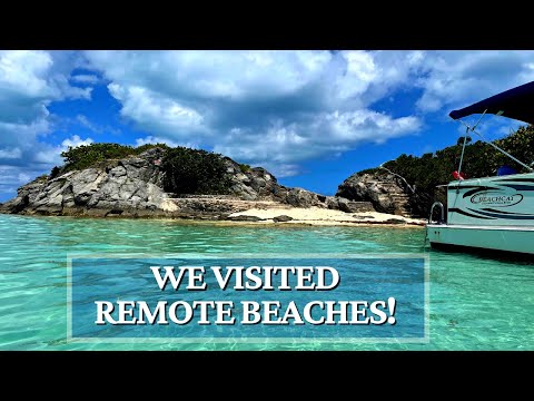 MUST SEE!~We Rented a Pontoon Boat and Hit REMOTE BEACHES in BERMUDA! [Part 5]