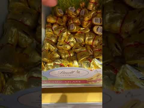 LINDT GOLD BUNNY CHOCOLATES#shorts