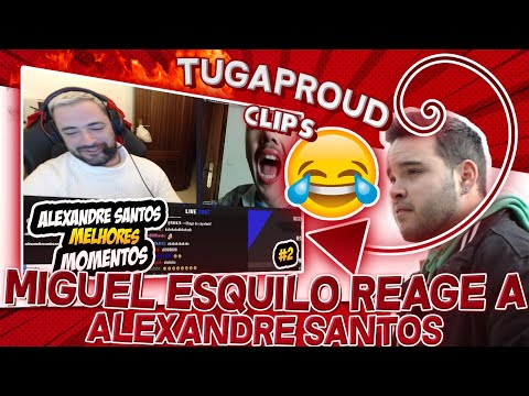 MIGUEL ESQUILO REAGE A ALEXANDRE SANTOS - MELHORES MOMENTOS