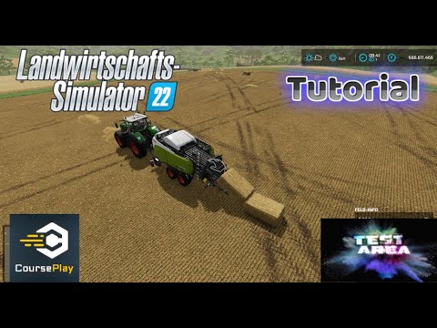 LS22 Courseplay Tutorial #02 Ballenpressen mit Courseplay