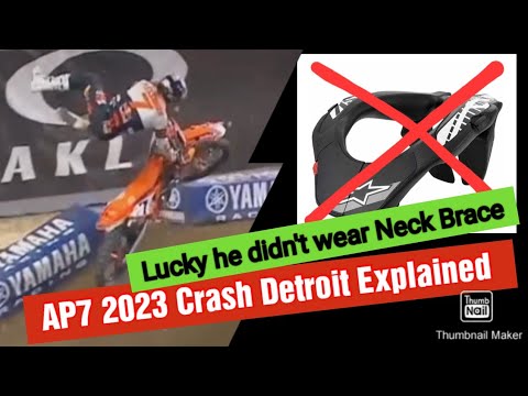 Aaron Plessinger crash 2023 Detroit | Crash Analysis