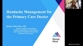 Headache Management for the Primary Care Doctor