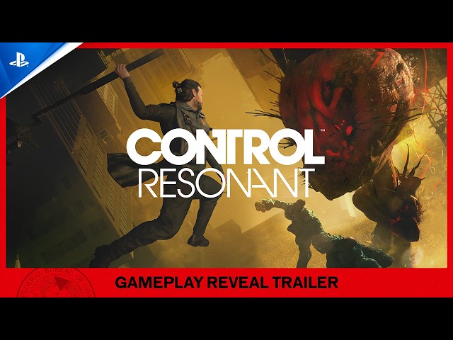 Titulný obrázok Youtube videa s názvom Control Resonant - Gameplay Reveal | PS5 Games