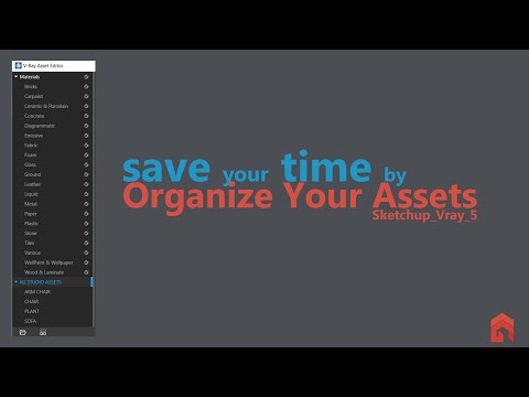 Sketchup Vray 5 Organize Your Assets