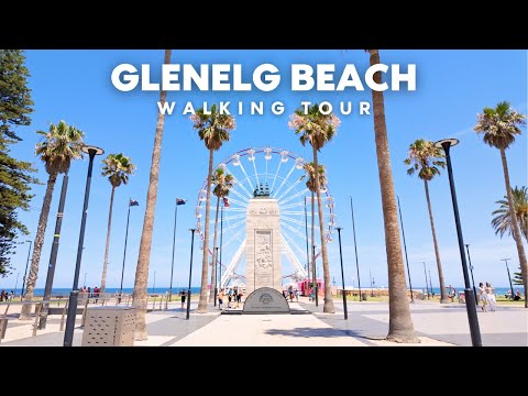 Glenelg Beach | Adelaide | South Australia | City Walk Tour | FPV | 4K