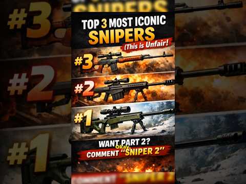 Top 3 Most Iconic Snipers (This is unfair)
