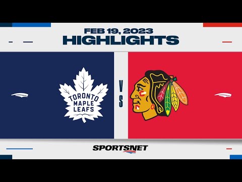 NHL Highlights | Maple Leafs vs. Blackhawks  - February 19, 2023