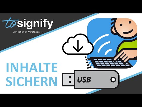 Kommunikationsbuch auf USB-Stick sichern // Kommunikations-App "MetaTalk"