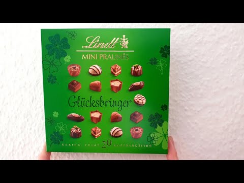 Unboxing chocolates Lindt Mini Pralines