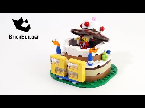 Vidéo LEGO Saisonnier 40153 : Décoration pour table d'anniversaire