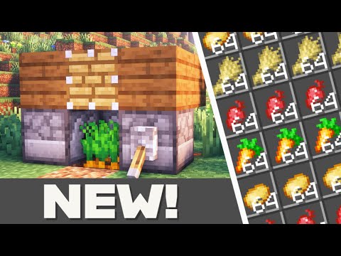 The EASIEST Nano Crop Farm for Minecraft 1.21!