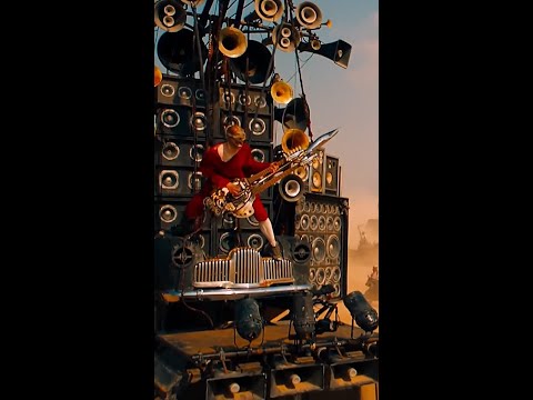 The flame-throwing guitar is EVERYTHING 😱 #Shorts #MadMaxFuryRoad