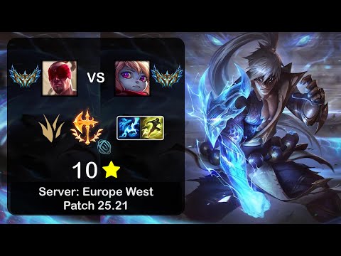 Lee Sin Jungle vs Poppy - EUW Challenger - Patch 25.21