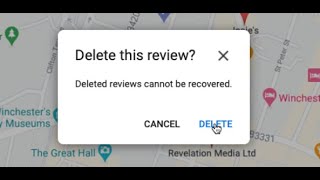 How to delete a google review