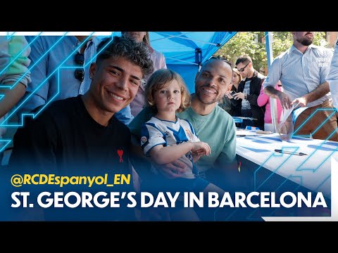 🌹 #RCDE celebrates Dia de Sant Jordi/St. George's Day in Barcelona!
