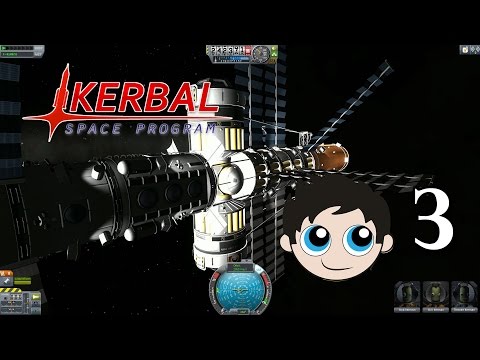 Let's Play Kerbal Space Program Episode 3 Duna and Space Station