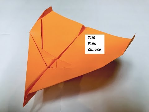 The BEST Paper Airplane Glider - The Finn Glider