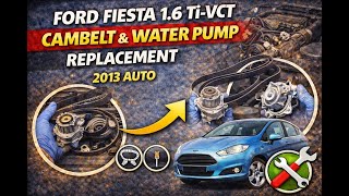 How to Change the Timing Belt & Water Pump on Ford Fiesta 1.6 Ti-VCT