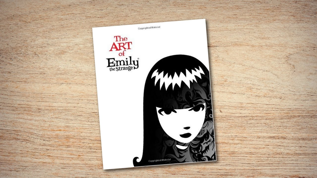 The Art of Emily The Strange (book flip)