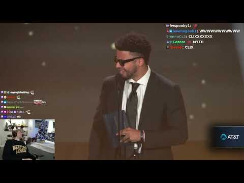 Myth does an impression of xQc During the Streamer Awards