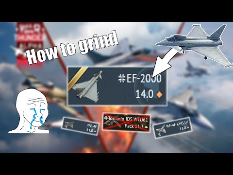 How to grind the german Eurofighter, without premium planes in under 2 min