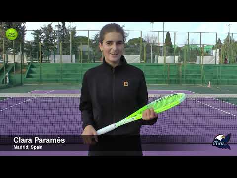 Clara Parames - College tennis recruiting video Fall 2026