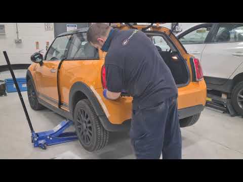 how to remove a rear bumper on a 2017 Mini F56 Cooper...