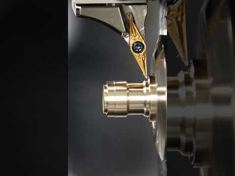 No more special inserts? 25° inserts for Swiss lathes now available as standard items! #shorts #cnc