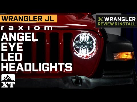 Jeep Wrangler JL Raxiom Axial Series 9-Inch Angel Eye LED Headlights Review & Install