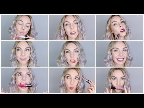 ❥ 25 COLORS LIP SWATCH | Marc Jacobs Hi-Shine Gloss