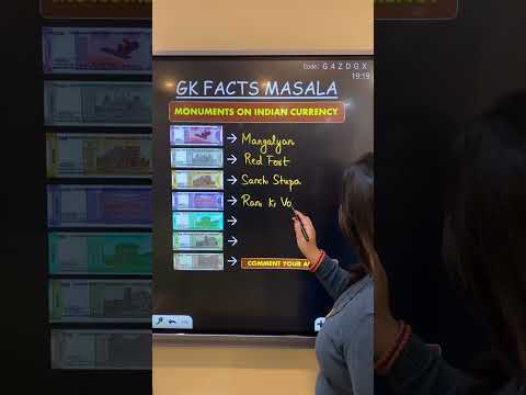 Monuments on back side of Indian Currency 👍