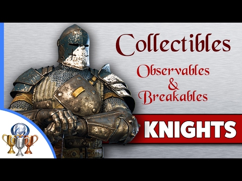 For Honor All 81 Observables & Breakables Collectible Locations (CH 1) Knight Campaign (1.1 - 1.6)