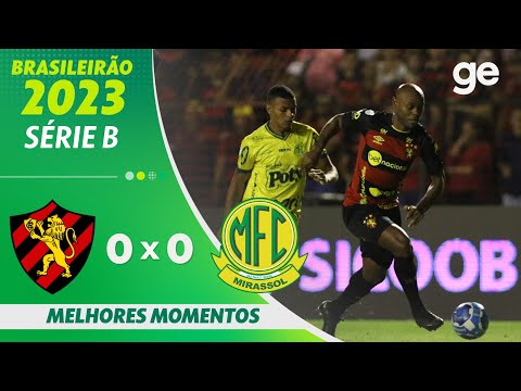 Gols e lances de Sport x Mirassol