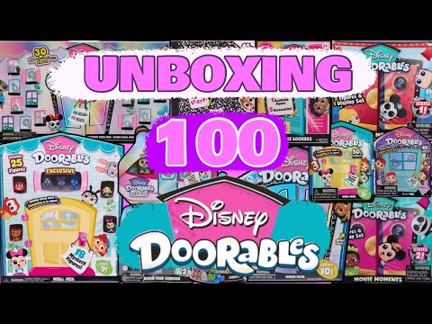 UNBOXING 100 DISNEY DOORABLES!! (Actually it's 115 Doorables, but 100 is a better title lol :)
