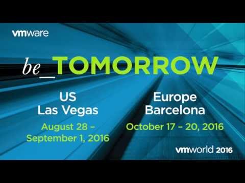 VMworld 2016: be_TOMORROW