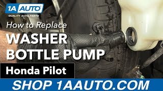 How to Replace Washer Pump 03-08 Honda Pilot
