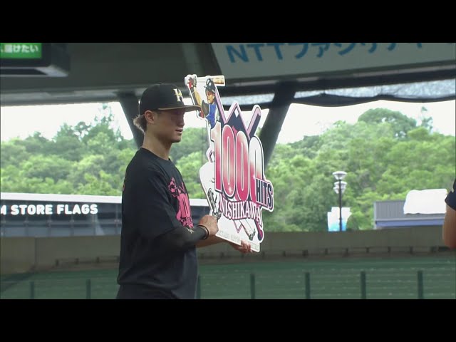 ファイターズ・西川遥輝選手ヒーローインタビュー 6/20 L-F