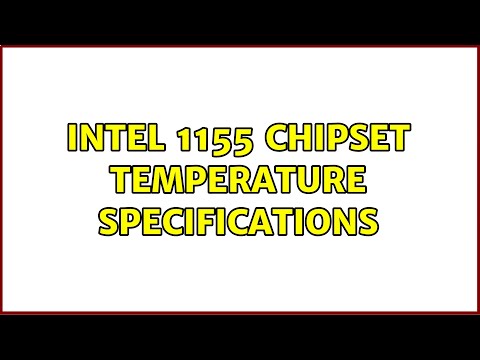 Intel Chipset Temperature