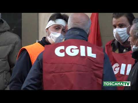 2020-11-25 FIRENZE - SCIOPERO E PRESIDIO  DEI 500 LAVORATORI DELLA SITTEL