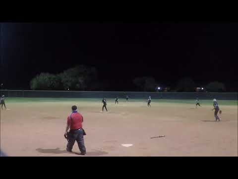 Jackie Tom (JT) Hit to the fence