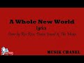 A Whole New World + Lyrics Cover by Ria Ricis, Denias Ismail & The Miska | MUSIK Chanel