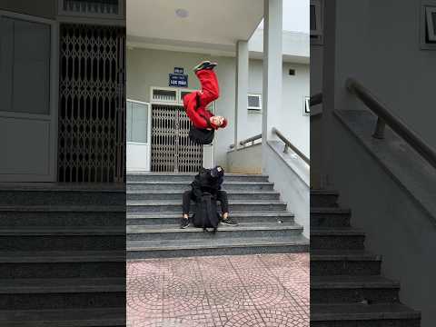 Money Heist Tutorial Side Flip SWAT || 2.0 #moneyheist #parkour #police #tutorial #sideflip